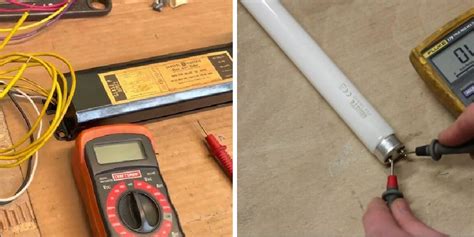 How to test a Fluorescent Ballast .